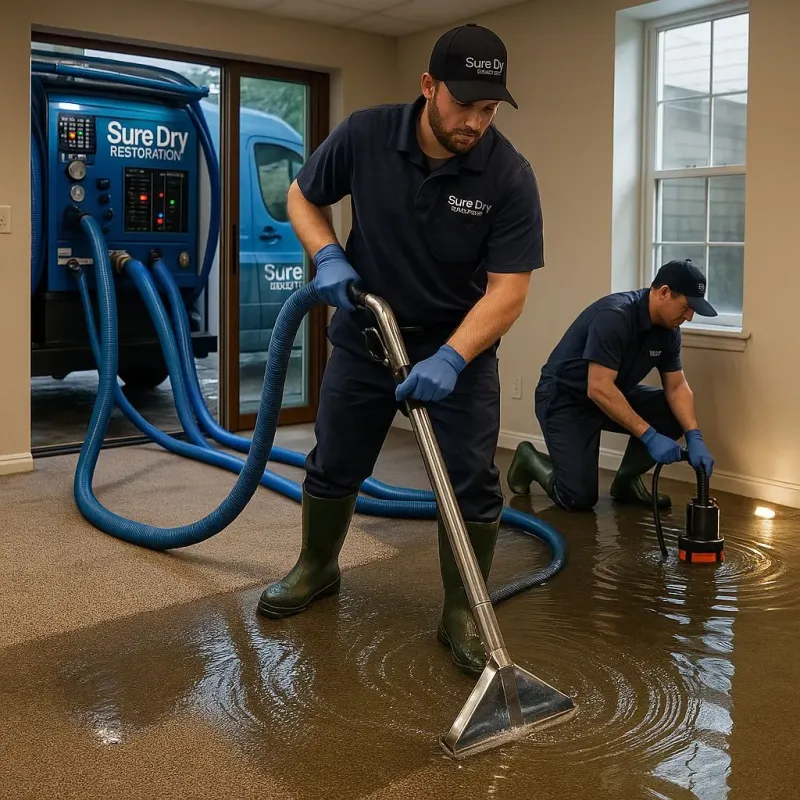 Water Extraction and Removal process in North Plainfield, NJ